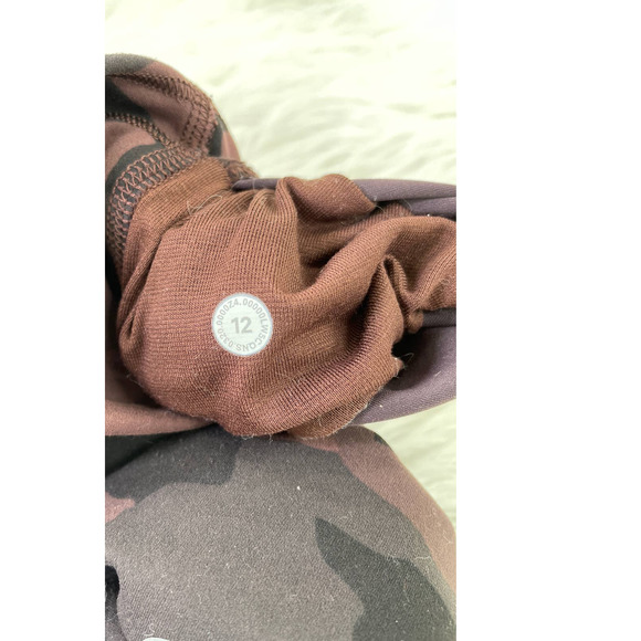 Lululemon Wunder Train High Rise Tight 25" Heritage 365 Camo Brown Earth Sz 12 - Picture 3 of 3